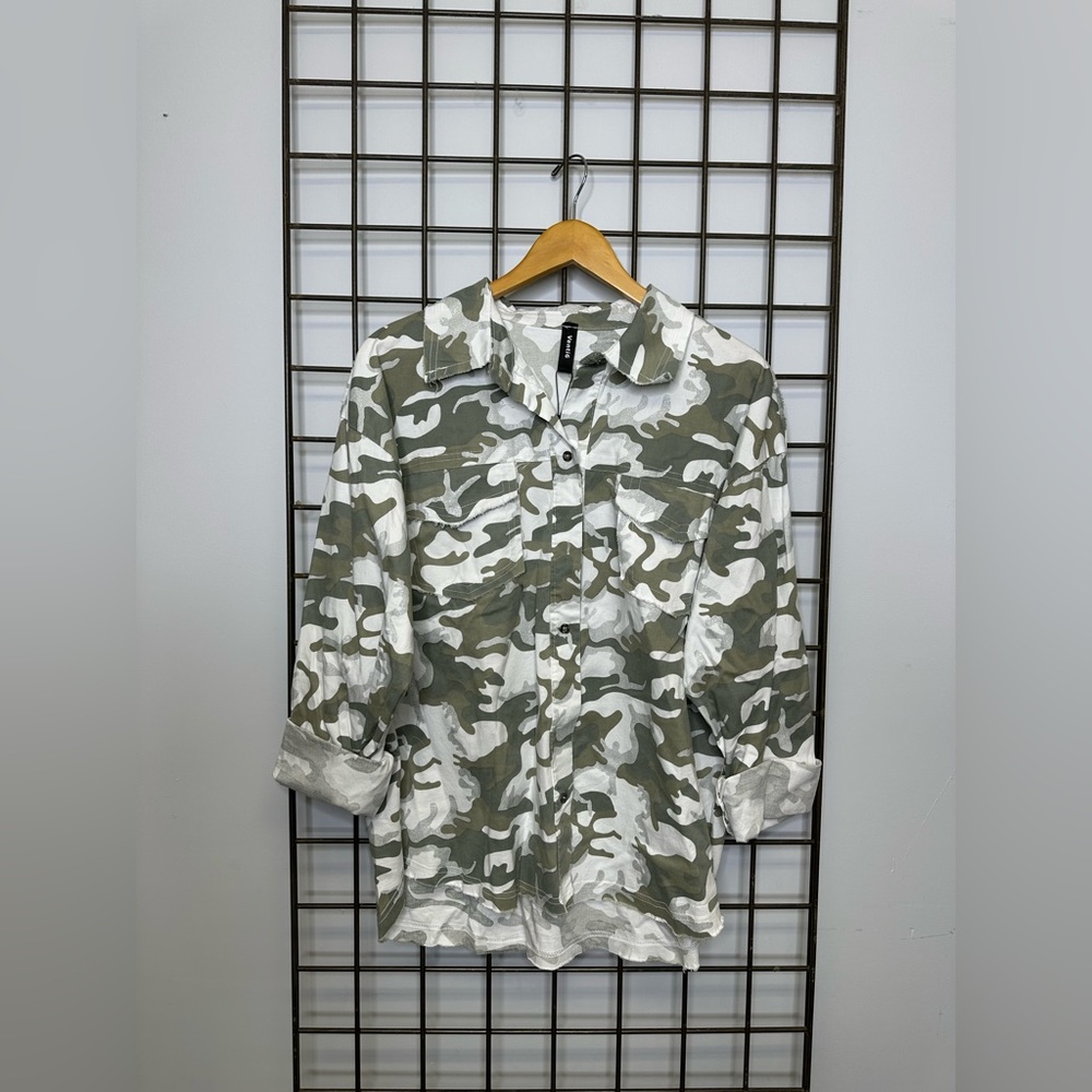venti6 camouflage shacket